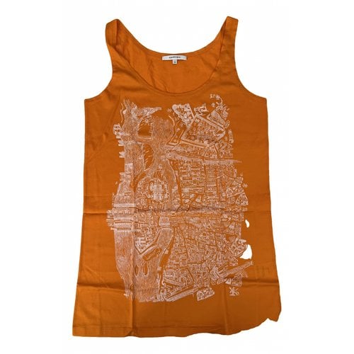 Pre-owned Carven Vest In Orange