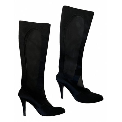 Pre-owned Bruno Frisoni Leather Ankle Boots In Black