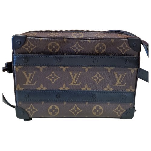 Pre-owned Louis Vuitton Trunk Cloth Bag In Brown
