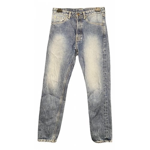 Pre-owned Bassike Jeans In Blue