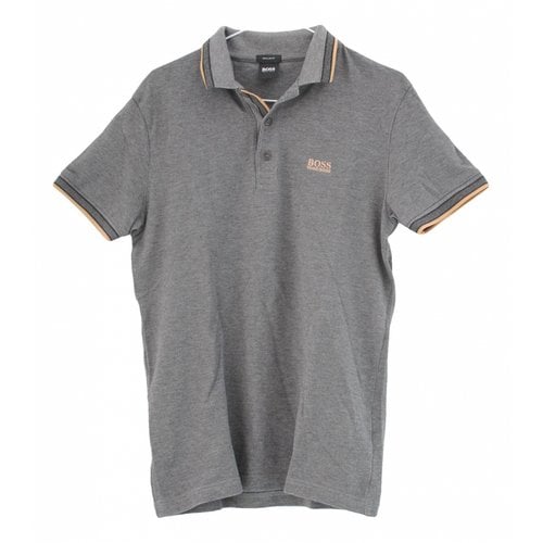 Pre-owned Hugo Boss Polo Shirt In Grey