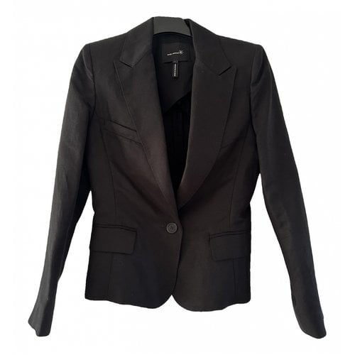 Pre-owned Isabel Marant Linen Jacket In Black