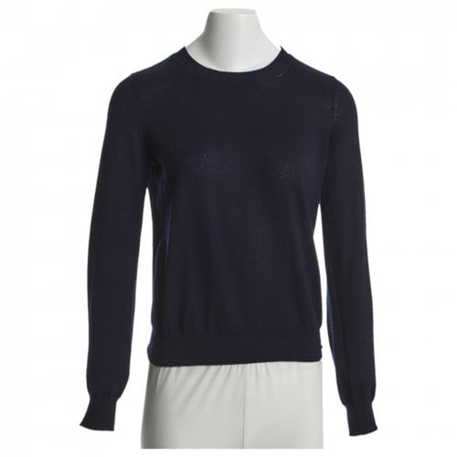Pre-owned Loewe Cashmere Jumper In Navy