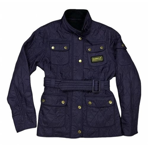 Pre-owned Barbour Puffer In Purple