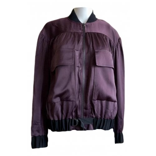 Pre-owned Victoria Beckham Jacket In Purple