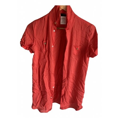 Pre-owned Dsquared2 Silk Top In Red