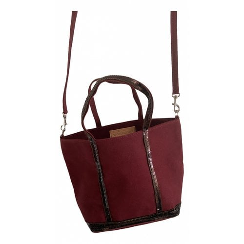 Pre-owned Vanessa Bruno Cabas Cloth Tote In Red