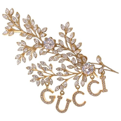 Pre-owned Gucci Earrings In Gold