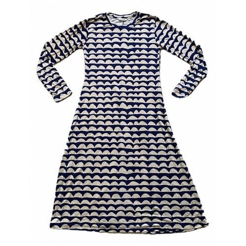 Pre-owned Marimekko Mid-length Dress In Blue