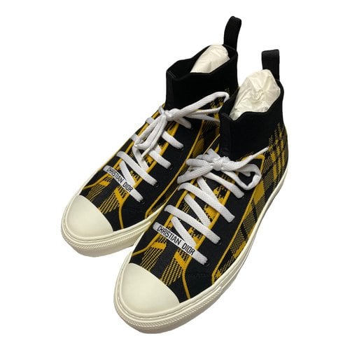 Pre-owned Dior Trainers In Yellow