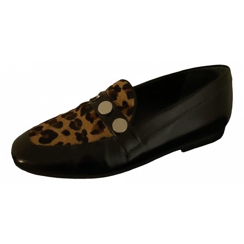 Pre-owned Claudie Pierlot Leather Flats In Multicolour