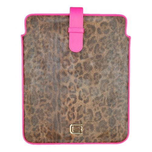 Pre-owned Class Cavalli Leather Small Bag In Pink