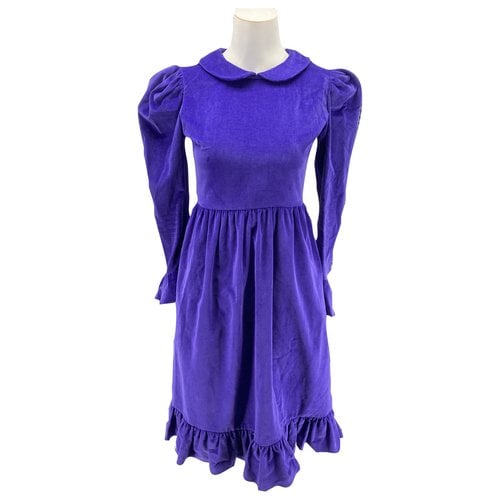 Pre-owned Batsheva Mid-length Dress In Purple