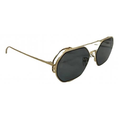 Pre-owned Fendi Sunglasses In Gold