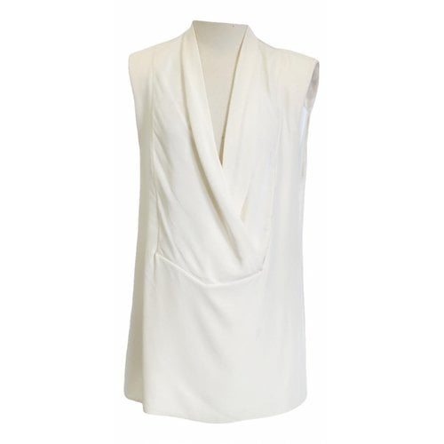 Pre-owned Givenchy Silk Vest In Beige
