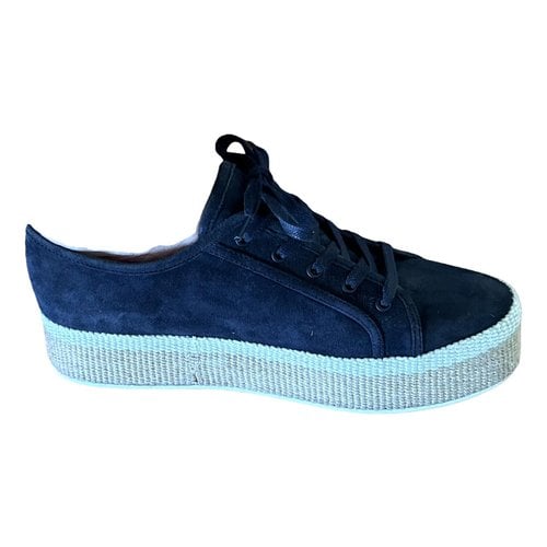 Pre-owned Vince Espadrilles In Navy