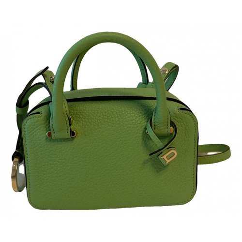 Pre-owned Deveaux Leather Handbag In Green
