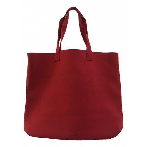 Pre-owned Max Mara Tote In Red