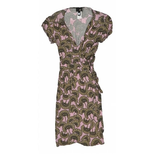 Pre-owned Just Cavalli Mini Dress In Pink