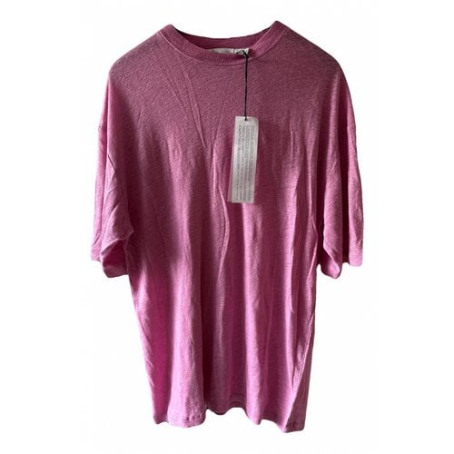 Pre-owned Iro Linen T-shirt In Pink