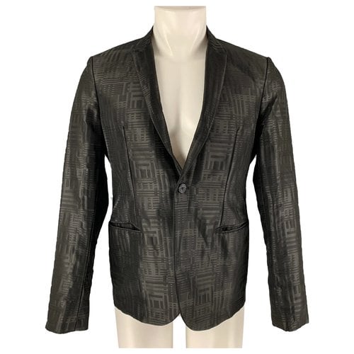 Pre-owned Emporio Armani Wool Jacket In Black