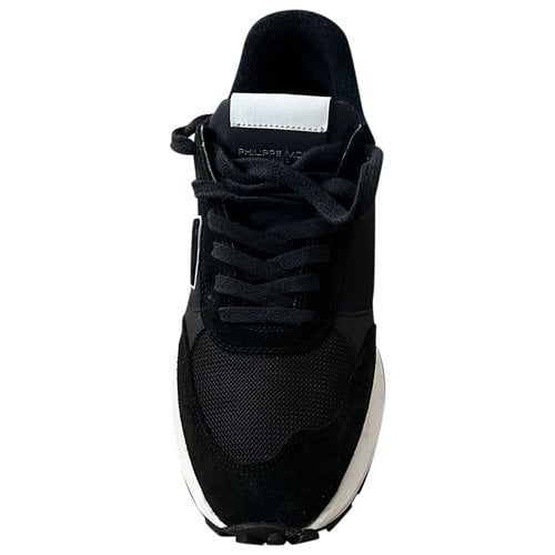 Pre-owned Philippe Model Trainers In Black