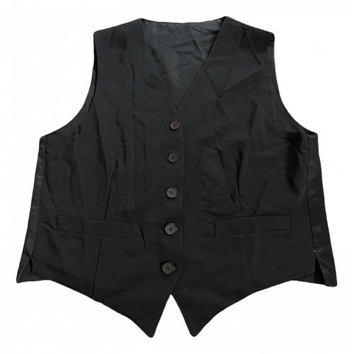 Pre-owned Pierre Balmain Short Vest In Black