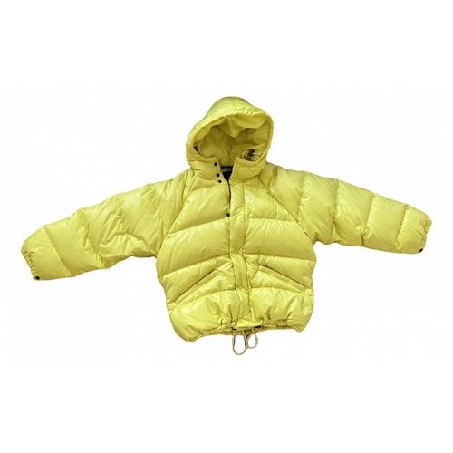 Pre-owned Moncler Grenoble Puffer In Yellow