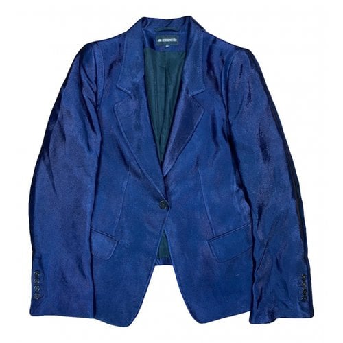 Pre-owned Ann Demeulemeester Suit In Blue