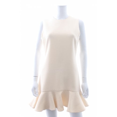 Pre-owned Victoria Beckham Wool Mini Dress In Other
