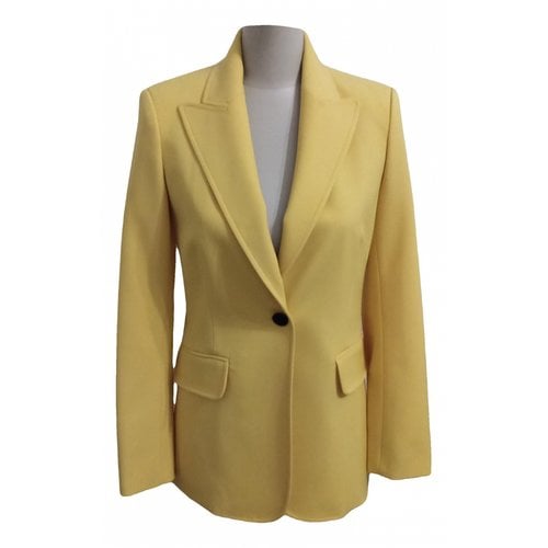 Pre-owned Claudie Pierlot Jacket In Yellow