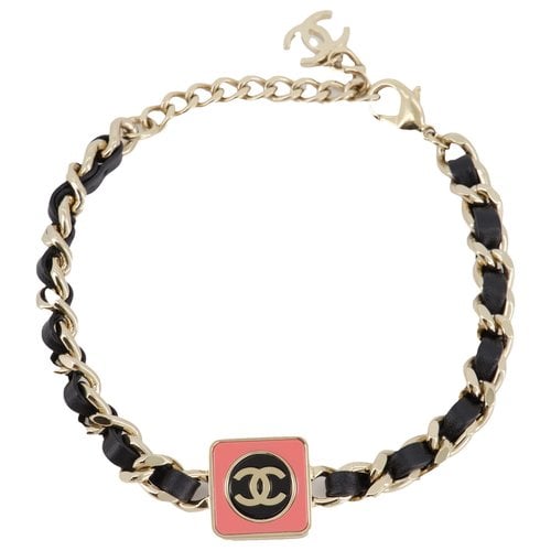 Pre-owned Chanel Necklace In Pink