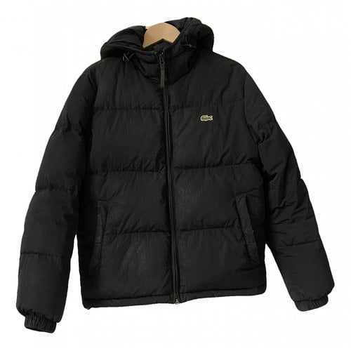 Pre-owned Lacoste Puffer In Black