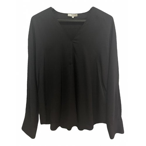 Pre-owned Vince Silk Blouse In Black