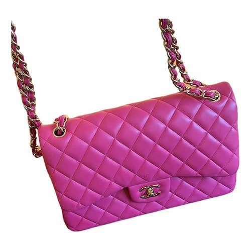 Pre-owned Chanel Timeless/classique Leather Crossbody Bag In Pink