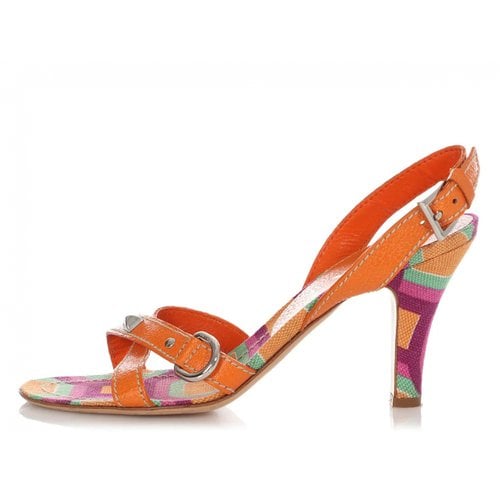 PRADA LEATHER SANDAL