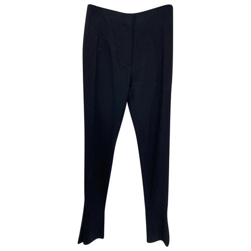 Pre-owned Jacquemus Wool Trousers In Black