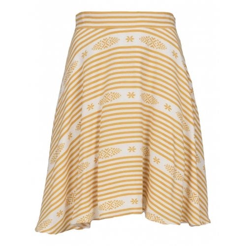 Pre-owned Miu Miu Mid-length Skirt In Orange