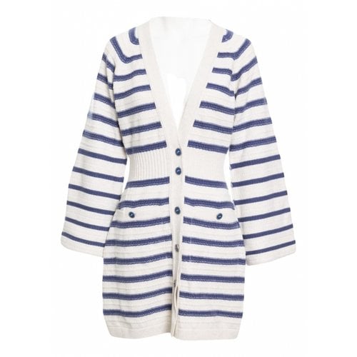 Pre-owned Chanel Cashmere Cardigan In White