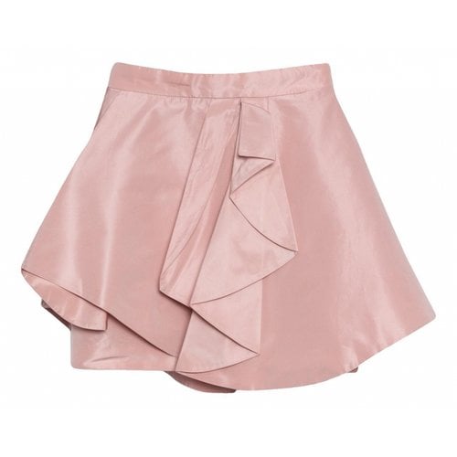 Pre-owned Miu Miu Mini Skirt In Pink