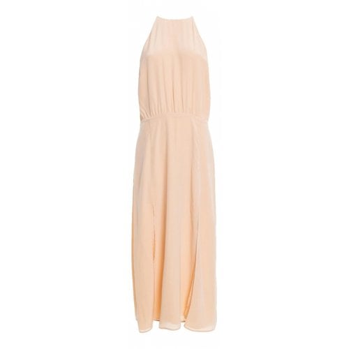 Pre-owned Zimmermann Silk Mid-length Dress In Pink