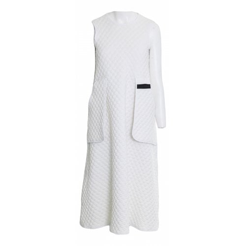 Pre-owned Melitta Baumeister Mid-length Dress In White