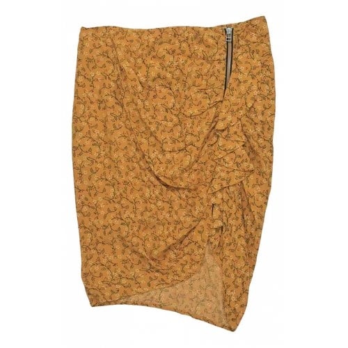 Pre-owned Veronica Beard Mid-length Skirt In Yellow