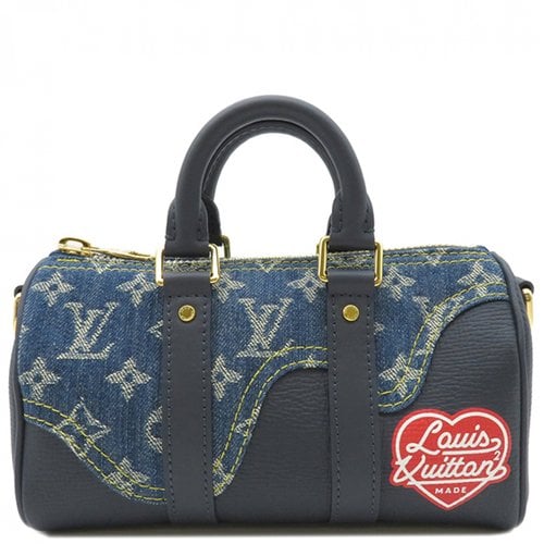 Pre-owned Louis Vuitton Keepall Xs Bag In Blue