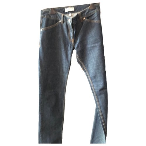 Pre-owned Balenciaga Slim Jeans In Blue
