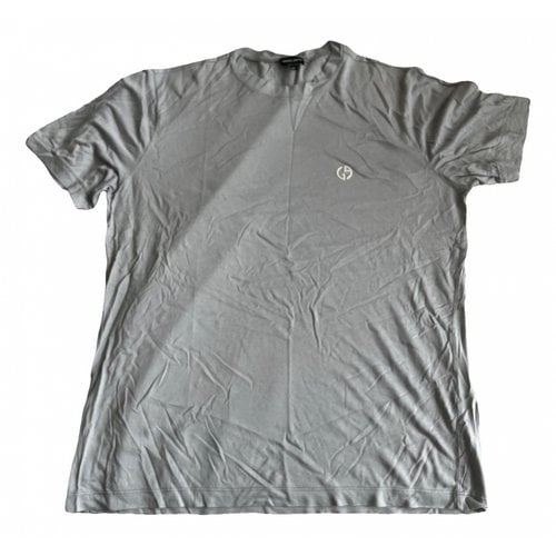 Pre-owned Giorgio Armani T-shirt In Grey