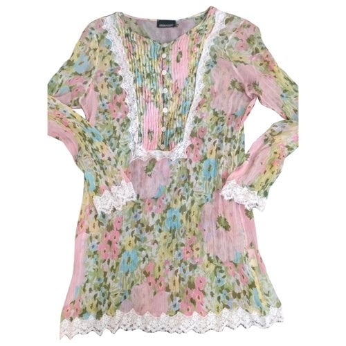 Pre-owned Ermanno Scervino Silk Blouse In Pink