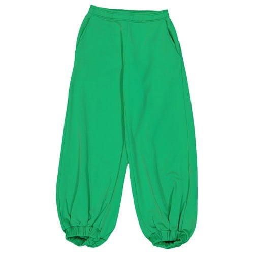 Pre-owned Attico Large Pants In Green