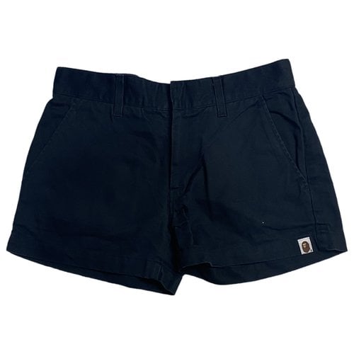 Pre-owned A Bathing Ape Mini Short In Navy