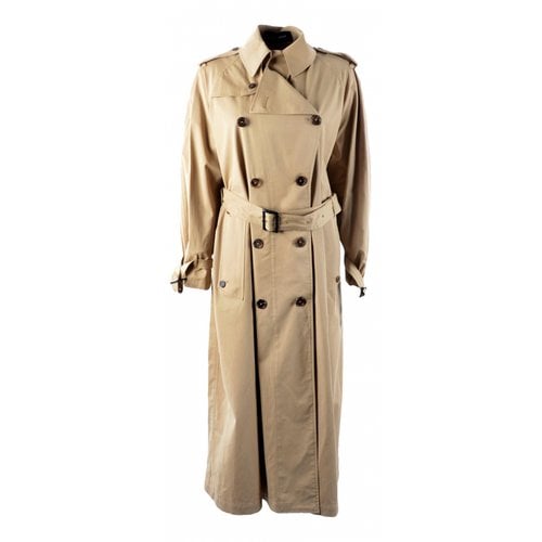 Pre-owned Dolce & Gabbana Trench Coat In Camel